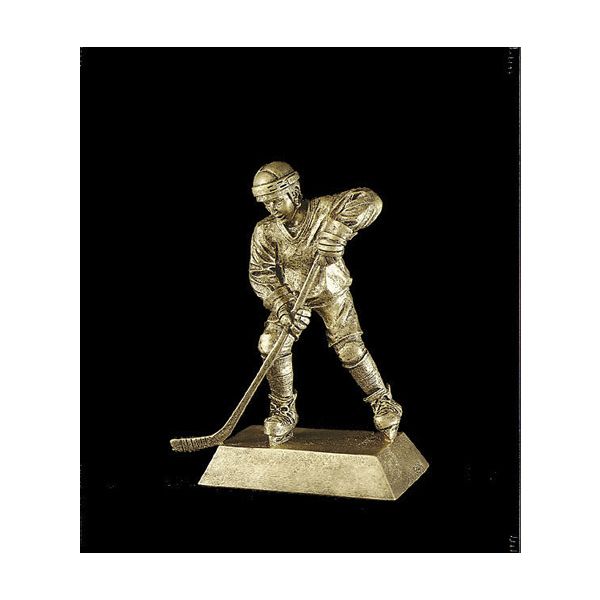 Male Ice Hockey Gold Resin