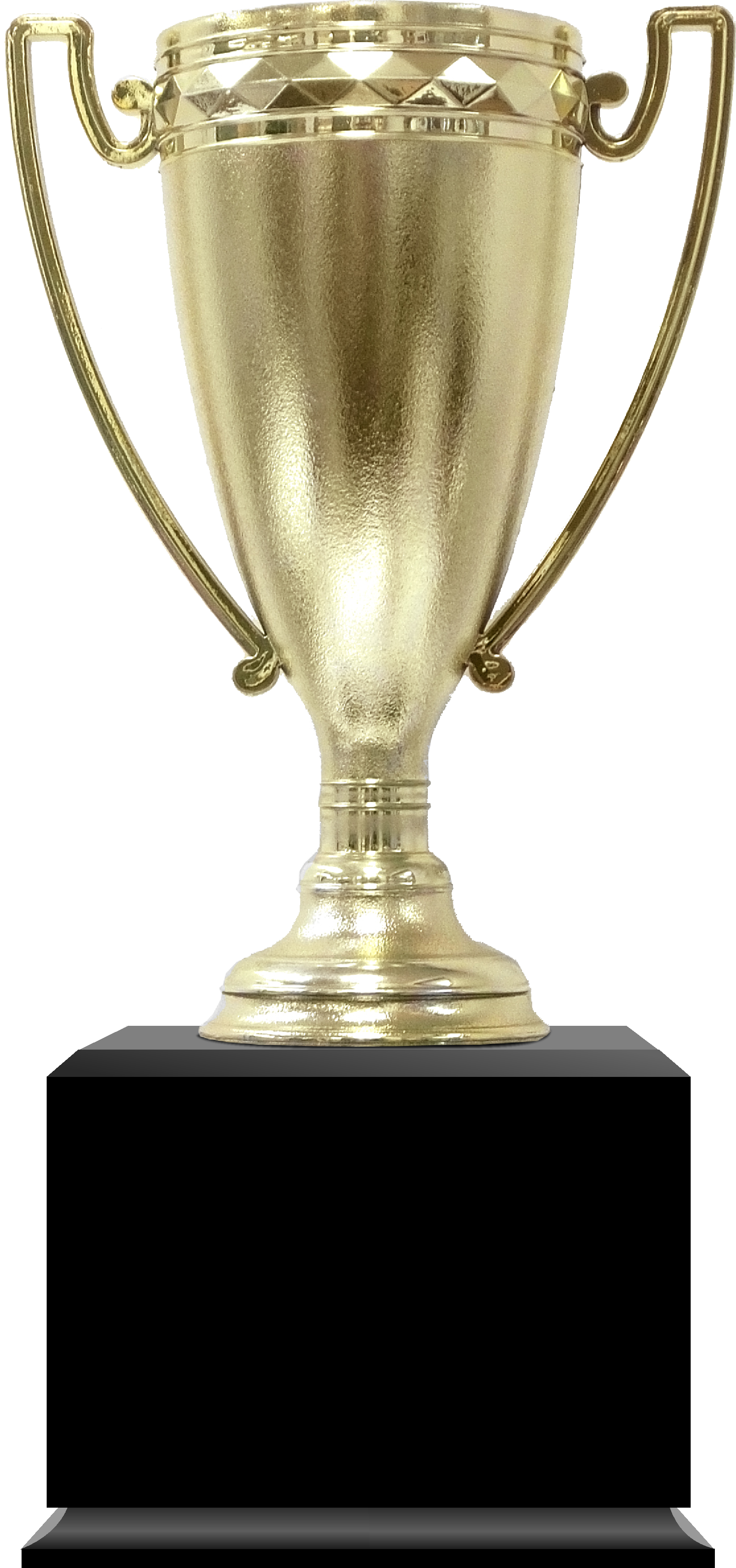 F Series Gold Plastic Award Cup - Black Base