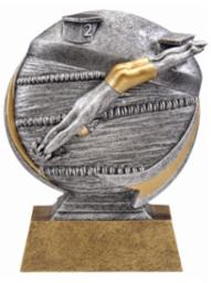 Male Swimming Event Resin Trophy