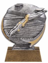 Female Swimming Event Resin Trophy