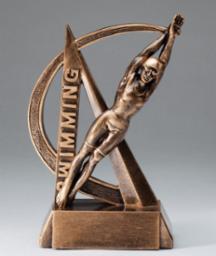 Ultra Action Female Swimming Resin Trophy