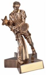 Superstar Male Tennis Resin Statue