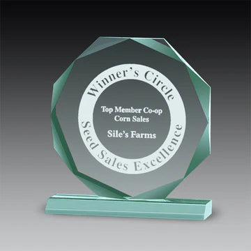 Beveled Octagon Award